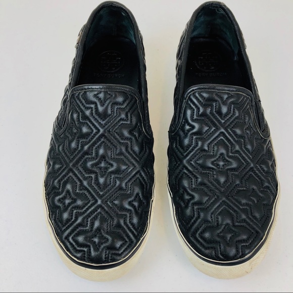 Tory Burch Shoes - TORY BURCH Quilted Leather Sneakers